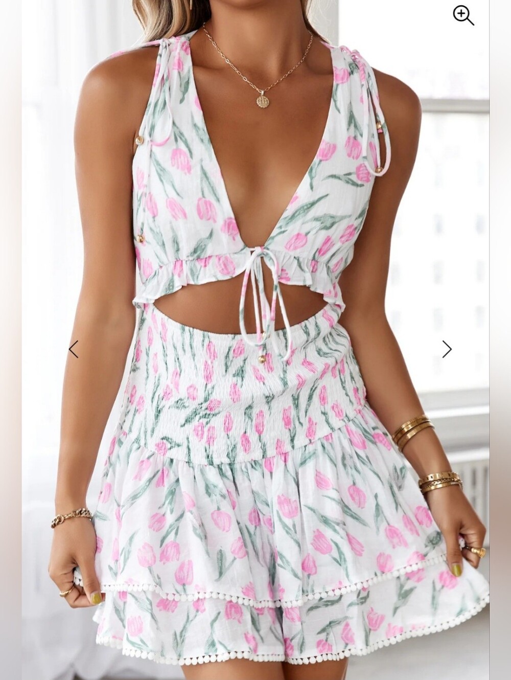 HELLO MOLLY Chasing My Dreams Dress Pink size 2